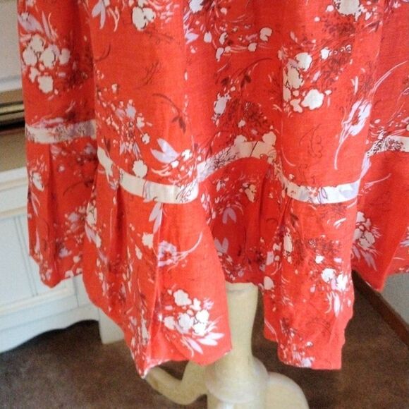 Urban Outfitters One Shoulder Linen Shift Dress - Picture 4 of 13